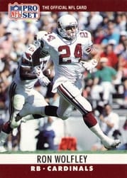 1990 Pro Set Base Set Ron Wolfley #264 card