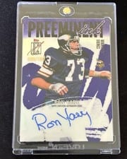 2025 Topps Signature Class Preeminent Ink Ron Yary #PI-RY card