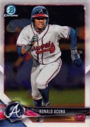 2018 Bowman Chrome Prospects Ronald Acuna #BCP1 card