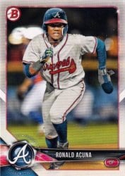 2018 Bowman Prospects Ronald Acuna #BP1 card