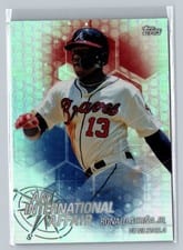 2018 Topps Chrome Update an International Affair Ronald Acuna #IA-RA card