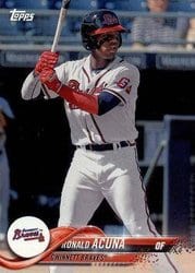 2018 Topps Pro Debut Base Set Ronald Acuna #1 card