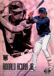 2018 Panini Chronicles Illusions Ronald Acuna Jr. #14 card