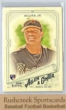 2018 Topps Allen & Ginter Ronald Acuna Jr. #207 card