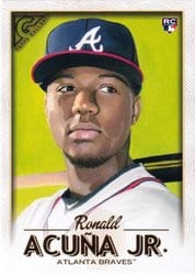 2018 Topps Gallery Base Set Ronald Acuña Jr. #140 card