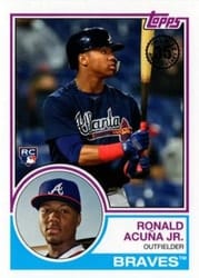 2018 Topps Update 1983 Topps Ronald Acuña Jr. #83-13 card