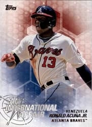 2018 Topps Update An International Affair Ronald Acuña Jr. #IA-47 card