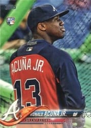 2018 Topps Update Base Set Ronald Acuna Jr. #US250c card