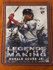 2018 Topps Update Legends in the Making Ronald Acuna Jr. #LITM-1 card