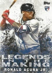 2018 Topps Update Legends in the Making Ronald Acuna Jr. #LITM-1 card