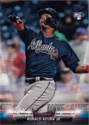 2018 Topps Update Salute Ronald Acuña Jr. #S-21 card