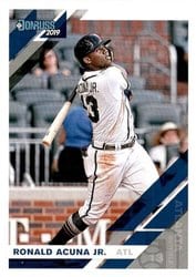 2019 Donruss Base Set Ronald Acuna Jr. #87 card