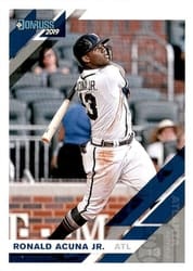 2019 Donruss Base Set Ronald Acuna Jr. #87a card