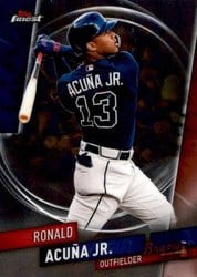 2019 Finest Base Set Ronald Acuña Jr. #33 card
