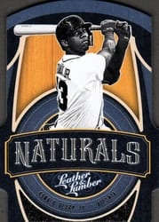 2019 Panini Leather & Lumber Naturals Ronald Acuna Jr. #N-13 card