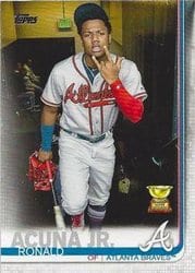 2019 Topps Base Set Ronald Acuña Jr. #1 card