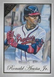 2019 Topps Gallery Base Set Ronald Acuña Jr. #78 card