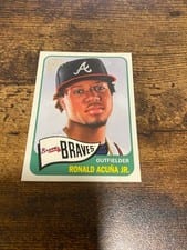 2019 Topps Gallery Heritage Ronald Acuna JR. #HT-4 card