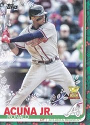 2019 Topps Holiday Base Set Ronald Acuna Jr. #HW85 card