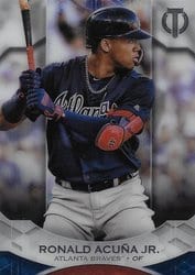 2019 Topps Tribute Base Set Ronald Acuña Jr. #32 card