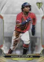 2019 Topps Triple Threads Base Set Ronald Acuña Jr. #33 card
