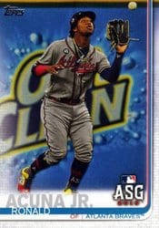 2019 Topps Update Base Set Ronald Acuña Jr. #US220 card