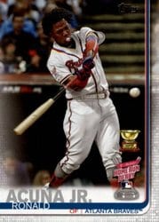 2019 Topps Update Base Set Ronald Acuna Jr. #US271 card
