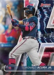 2020 Bowman's Best Base Set Ronald Acuña Jr. #53 card