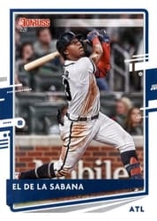 2020 Donruss Base Set Ronald Acuna Jr. #170b card