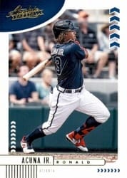 2020 Panini Absolute Base Set Ronald Acuna Jr. #9 card
