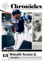 2020 Panini Chronicles Base Set Ronald Acuna Jr. #3 card
