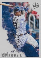 2020 Panini Diamond Kings Base Set Ronald Acuna Jr. #117 card