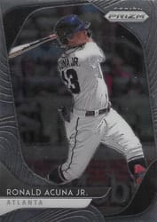 2020 Panini Prizm Base Set Ronald Acuna Jr. #184 card