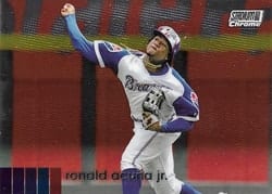 2020 Stadium Club Chrome Base Set Ronald Acuña Jr. #116 card