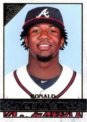 2020 Topps Gallery Base Set Ronald Acuña Jr. #150 card