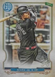 2020 Topps Gypsy Queen Base Set Ronald Acuña Jr. #187 card