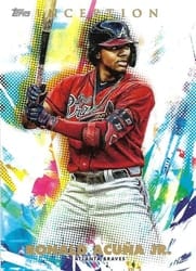 2020 Topps Inception Base Set Ronald Acuña Jr. #1 card