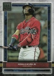 2020 Topps Museum Collection Base Set Ronald Acuña Jr. #55 card