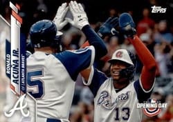 2020 Topps Opening Day Base Set Ronald Acuña Jr. #67 card