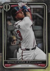 2020 Topps Tribute Base Set Ronald Acuna Jr. #46 card