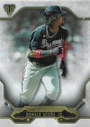 2020 Topps Triple Threads Base Set Ronald Acuña Jr. #7 card