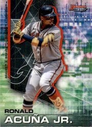 2021 Bowman's Best Base Set Ronald Acuña Jr. #52 card