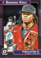 2021 Donruss Optic Base Set Ronald Acuna Jr. #16 card