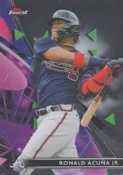 2021 Finest Base Set Ronald Acuña Jr. #62 card