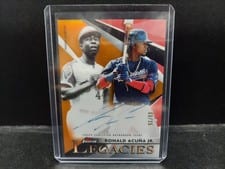 2021 Finest Legacies Autographs Ronald Acuña Jr. #FLA-RAJ card