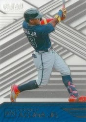 2021 Panini Chronicles Clear Vision Ronald Acuna Jr. #6 card
