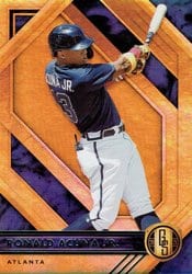 2021 Panini Chronicles Gold Standard Ronald Acuna Jr. #11 card