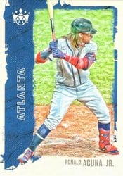 2021 Panini Diamond Kings Base Set Ronald Acuna Jr. #166 card