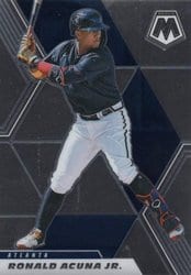 2021 Panini Mosaic Base Set Ronald Acuna Jr. #109 card