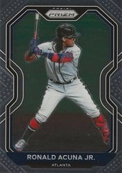 2021 Panini Prizm Base Set Ronald Acuna Jr. #7 card